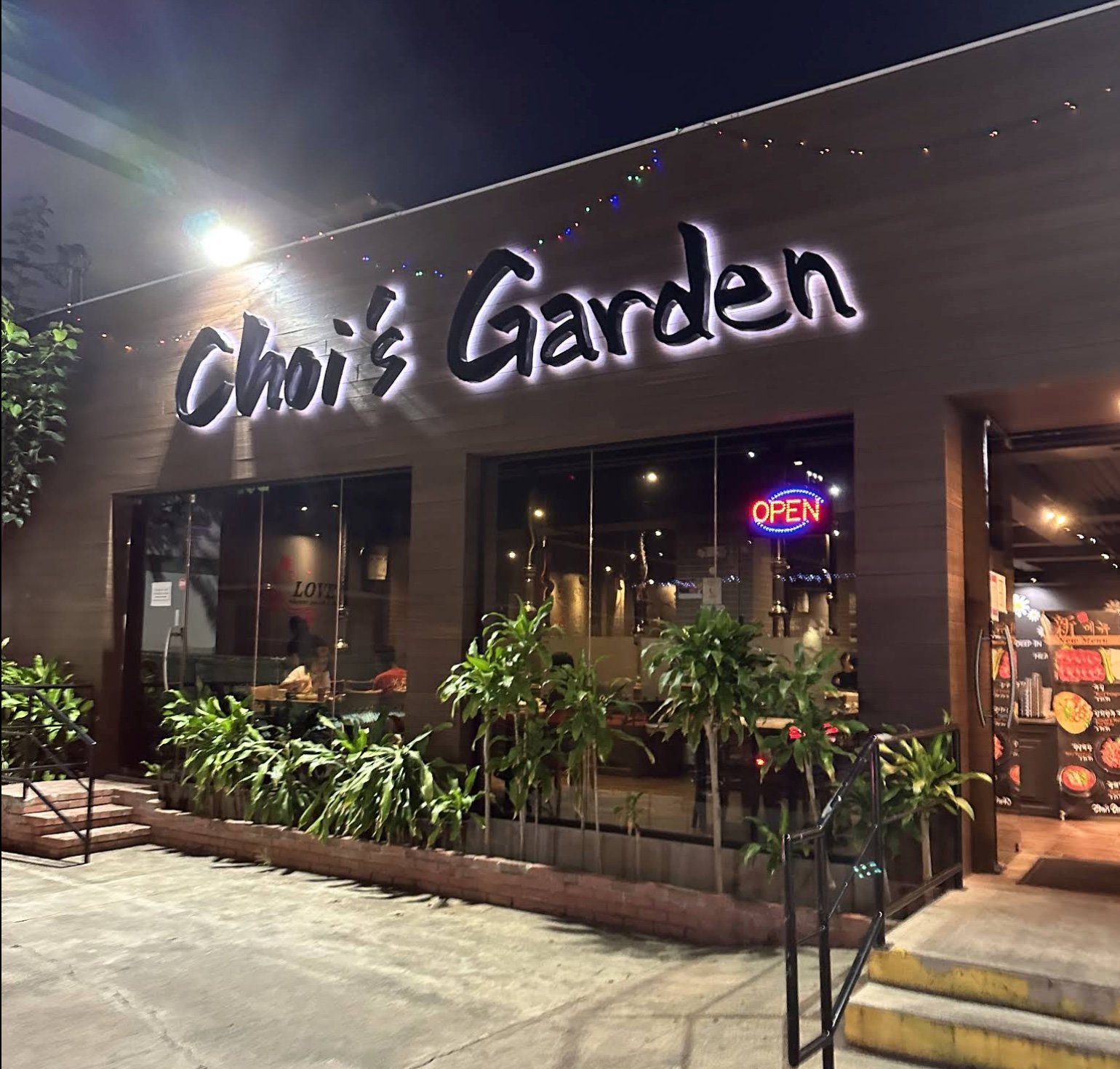 Choi's Garden storefront on Rycroft Street